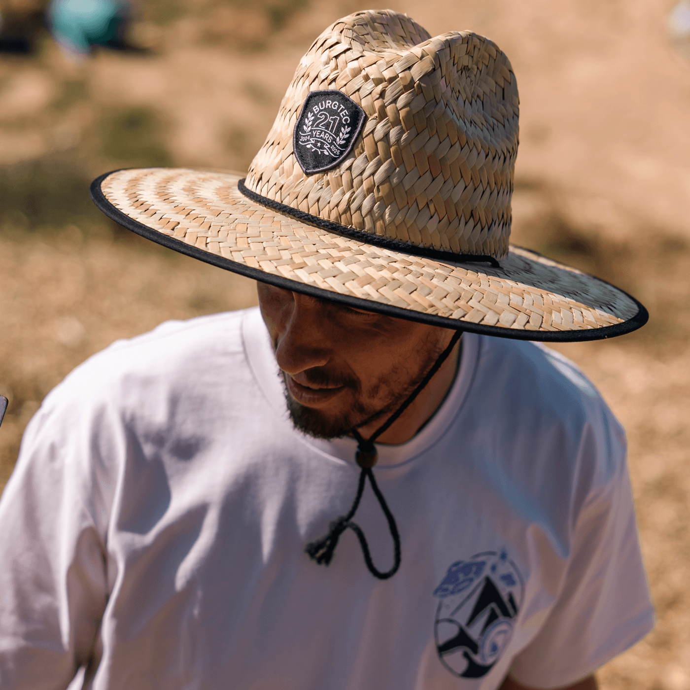 Burgtec Shaper Straw Brimmed Hat — detail view 4