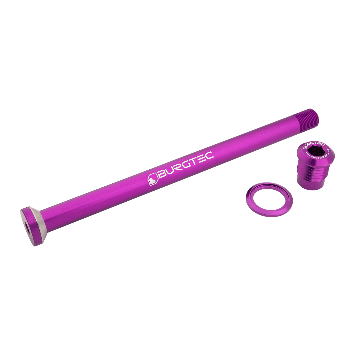 Burgtec Amflow 174mm Rear Axle — detail view 4