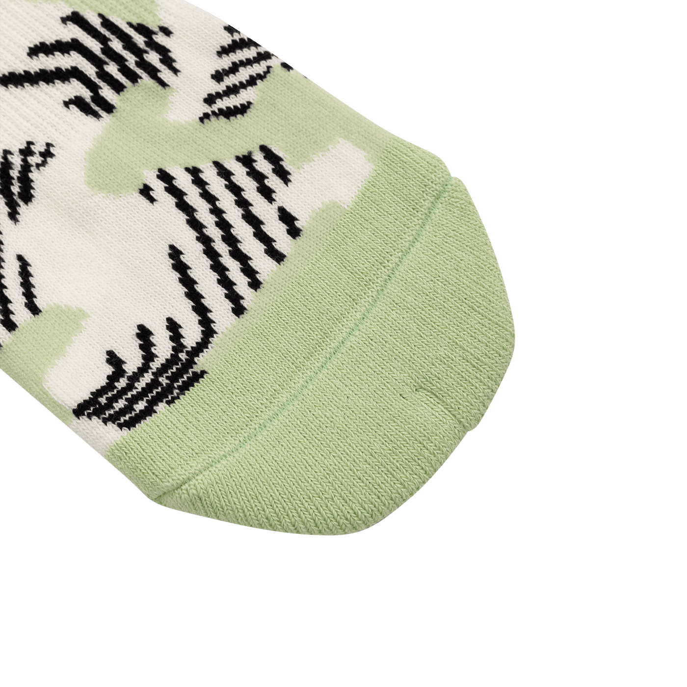 Burgtec Everyday Crew Patterned Sock — detail view 6