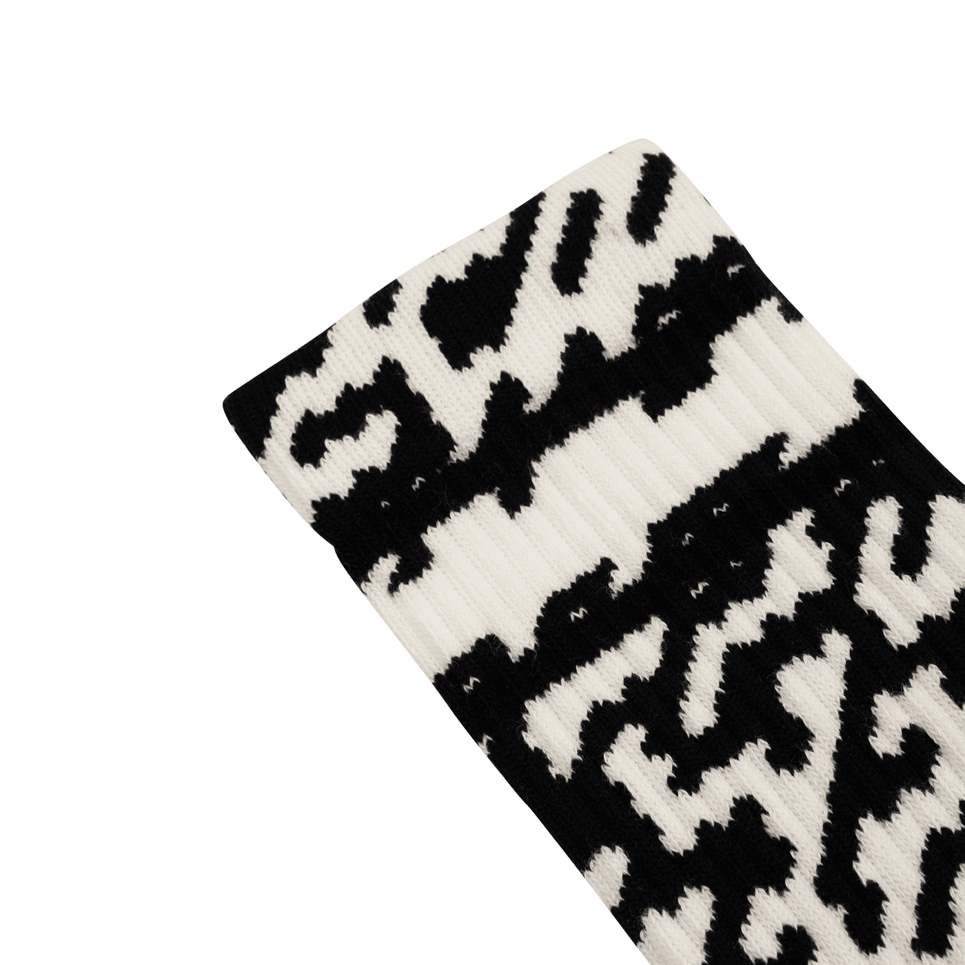 Burgtec Everyday Crew Patterned Sock — detail view 7