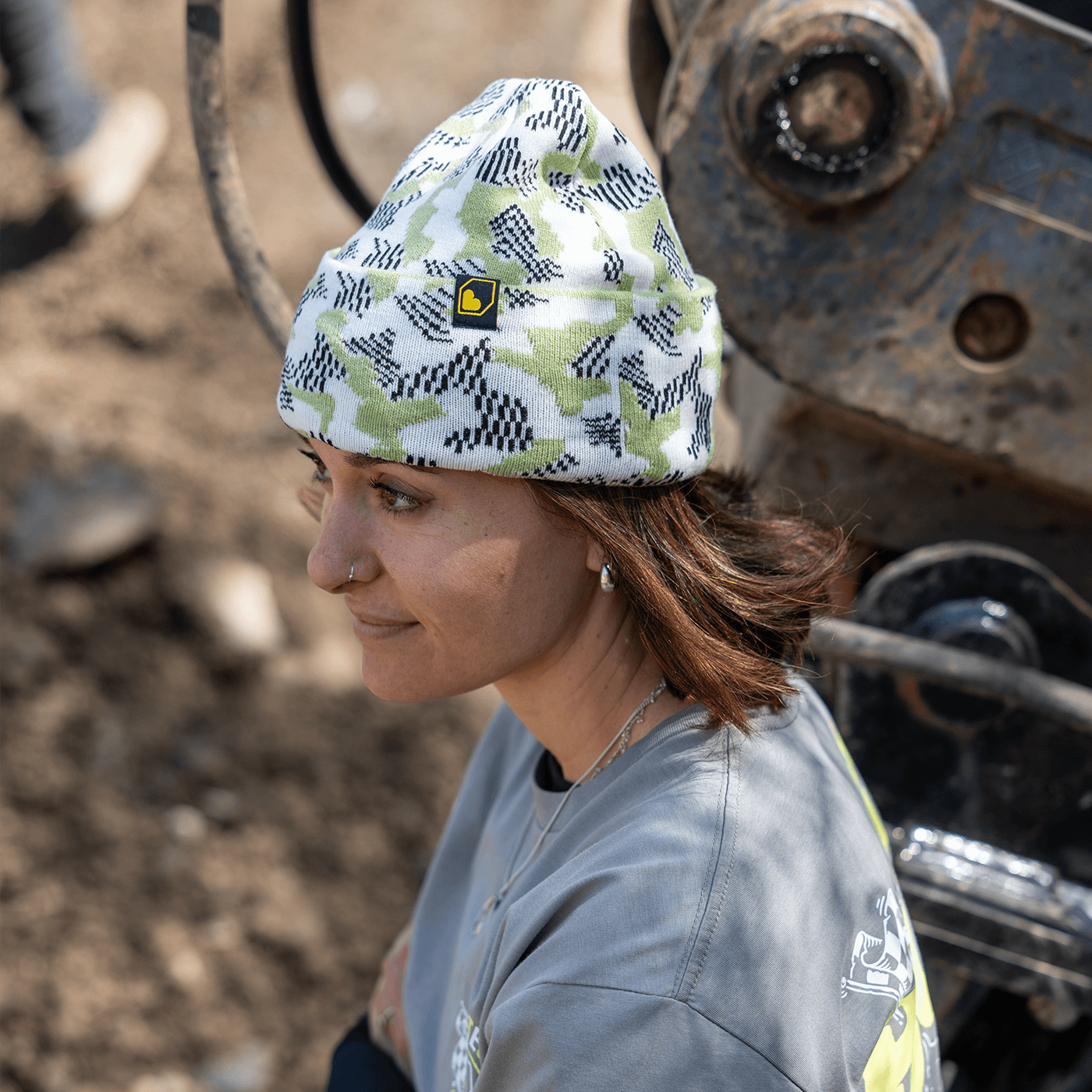 Burgtec Snazzy Beanie — detail view 6