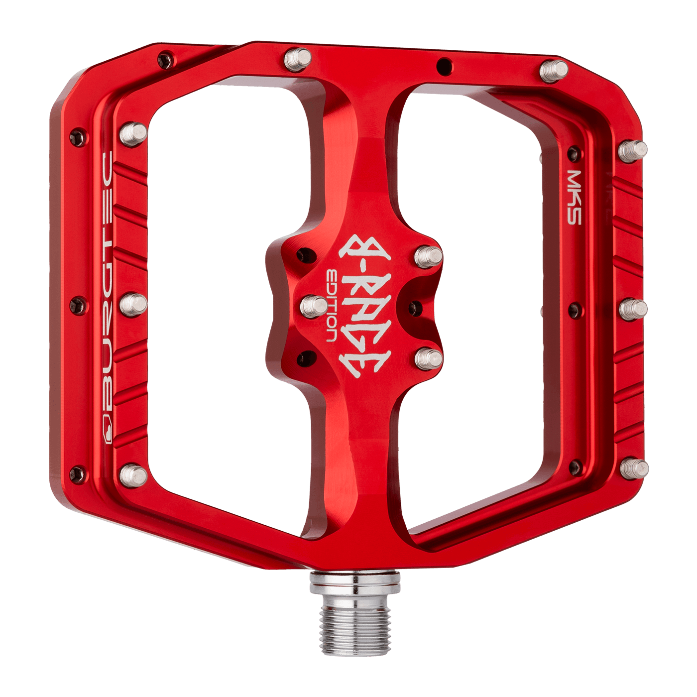 Burgtec Penthouse Flat MK5 B-Rage Edition Pedals — detail view 4