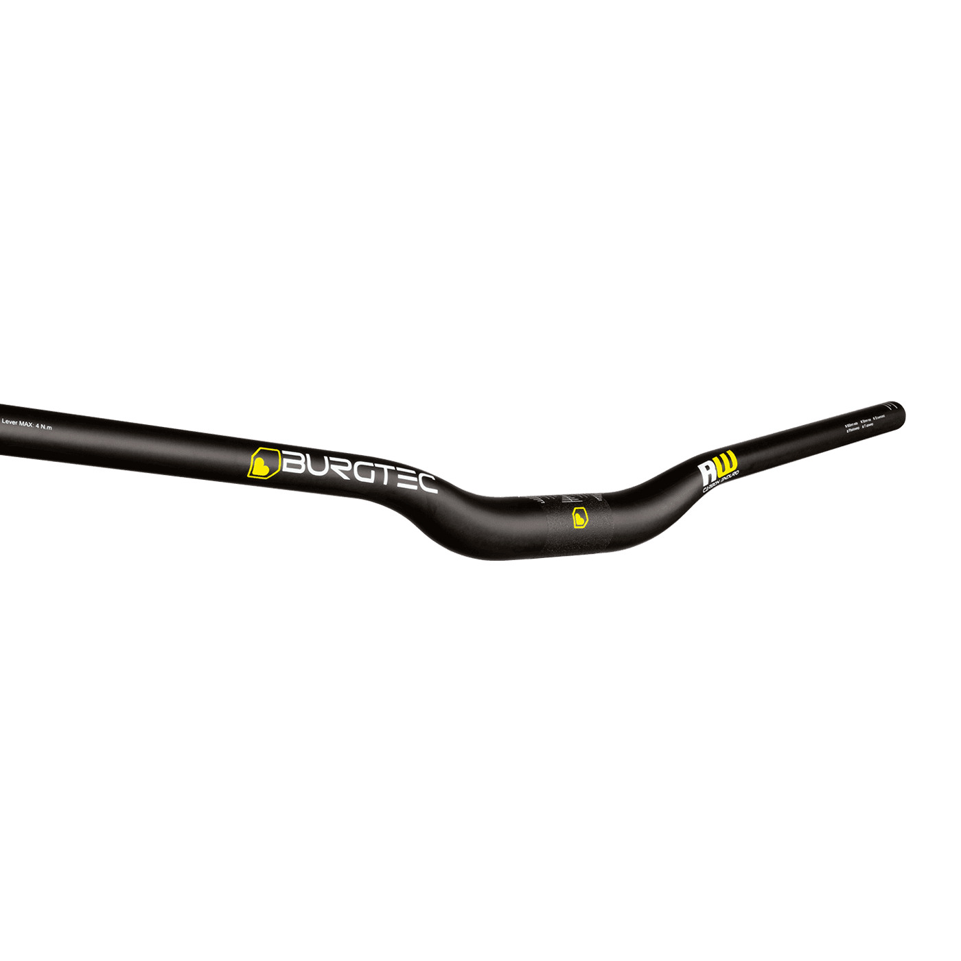 Burgtec Ride Wide Carbon Enduro Handlebar — detail view 2
