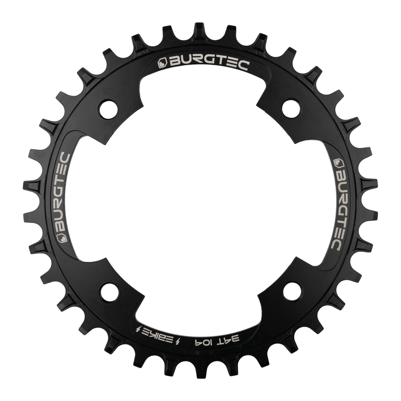 Burgtec 104mm BCD E-Bike Steel Thick Thin Chainring — detail view 2