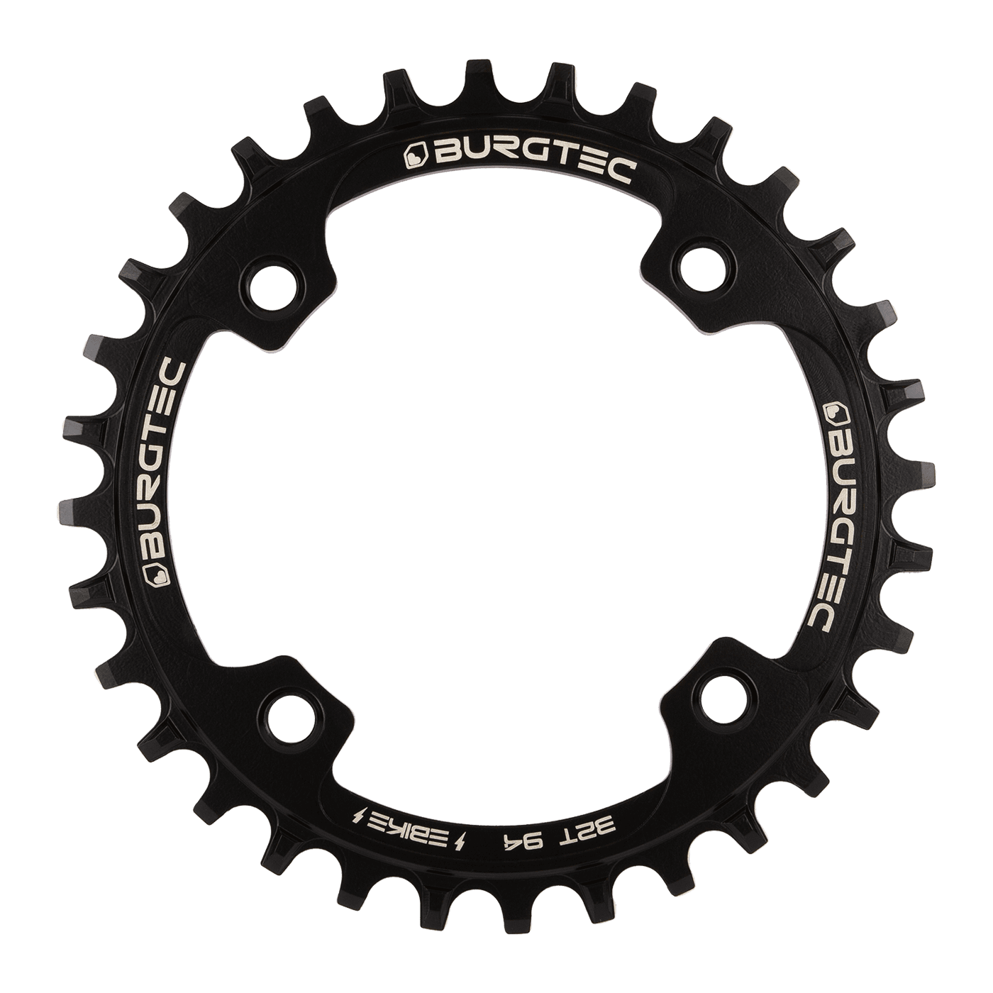 Burgtec 94mm BCD E-Bike Steel Thick Thin Chainring — detail view 2