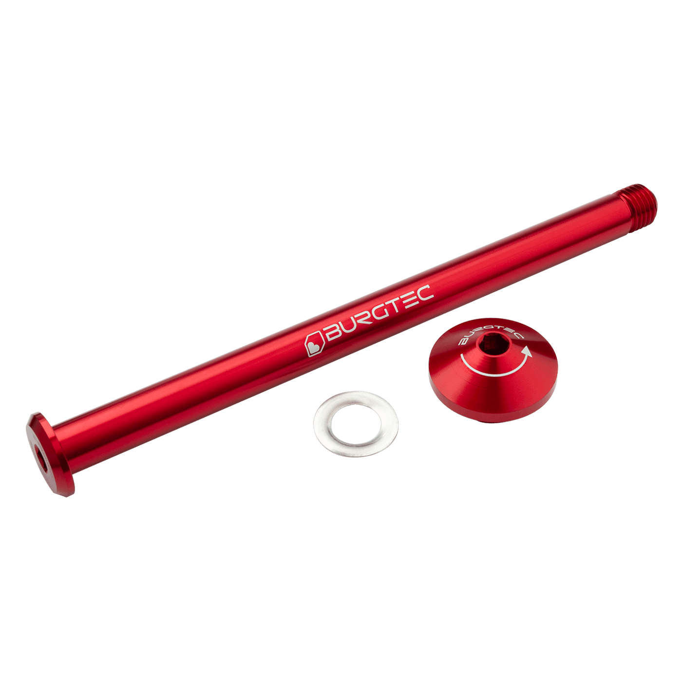 Burgtec Yeti 171mm Rear Axle — detail view 2
