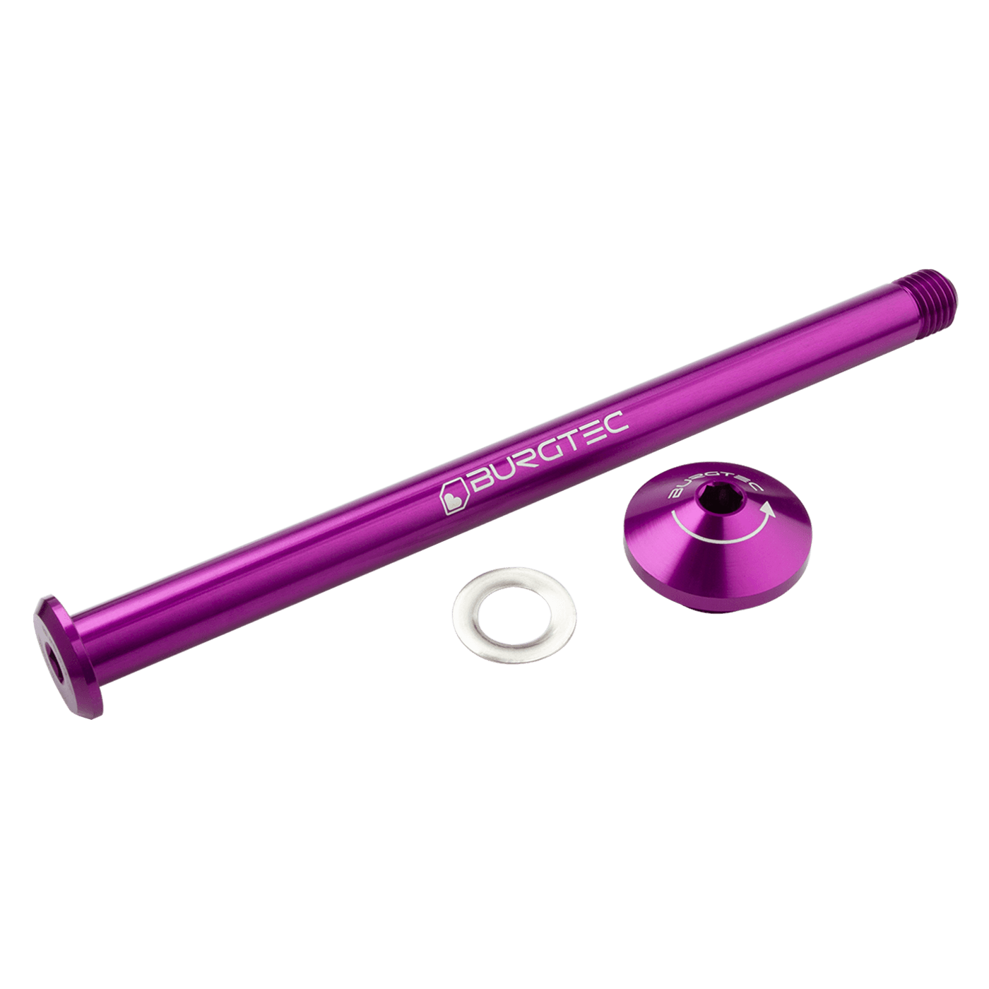 Burgtec Yeti 171mm Rear Axle — detail view 4