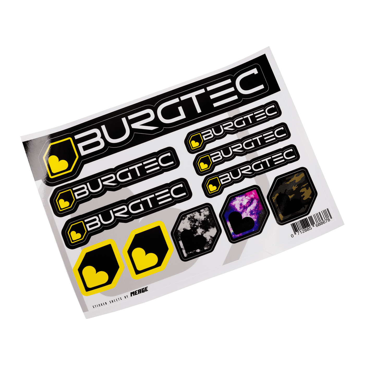 Burgtec Sticker Sheet — detail view 2