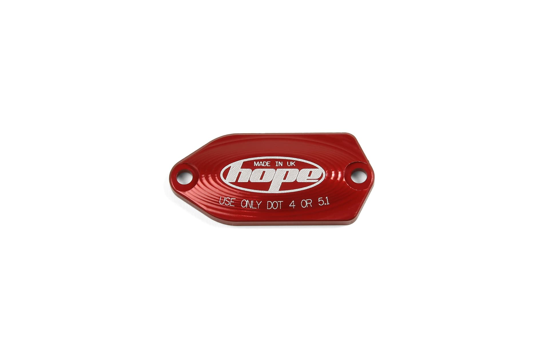 Hope Mini 07 Master Cylinder Lid - Red — product photo