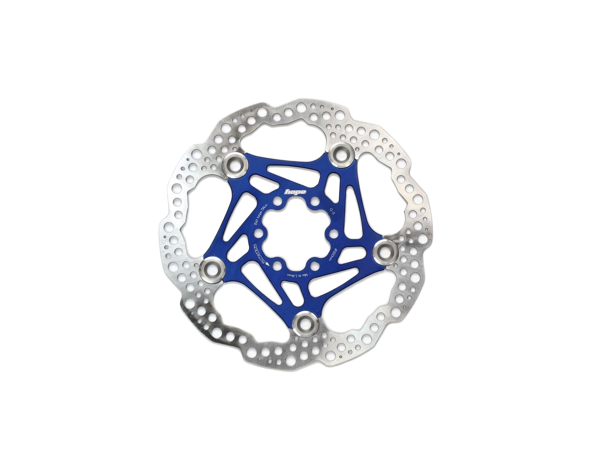 Hope Universal - 6 Bolt - Floating - Blue Disc — product photo
