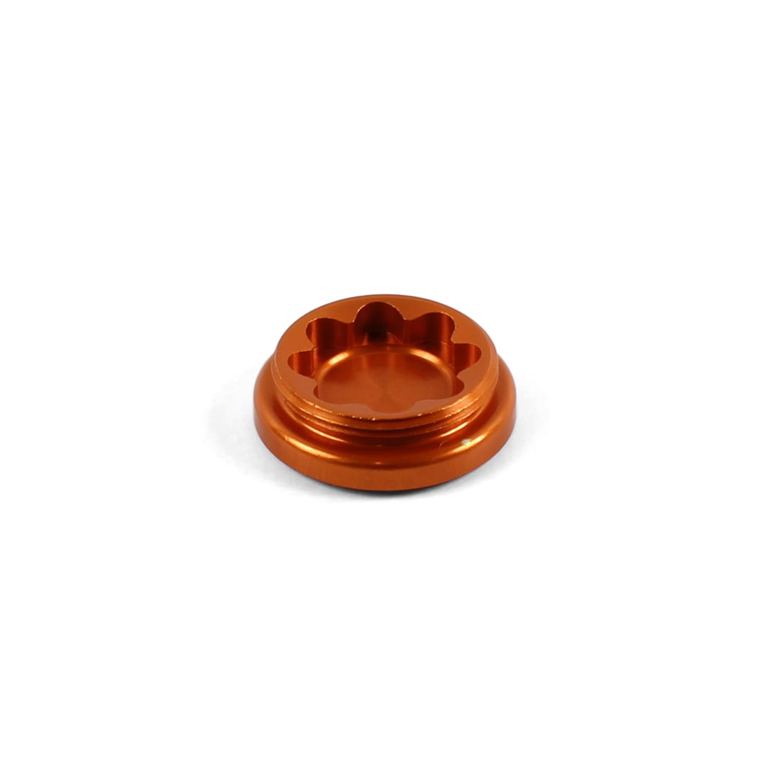 Hope X2 Caliper Bore Caps Orange — product photo