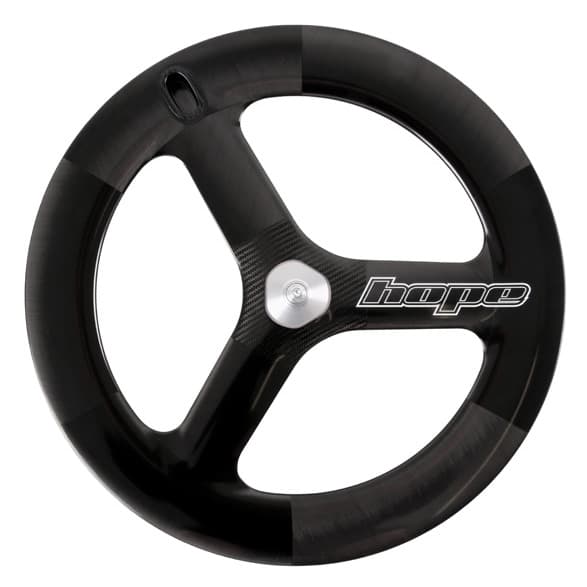Hope Front Track Wheel - Tri-Spoke - STD Axle — product photo