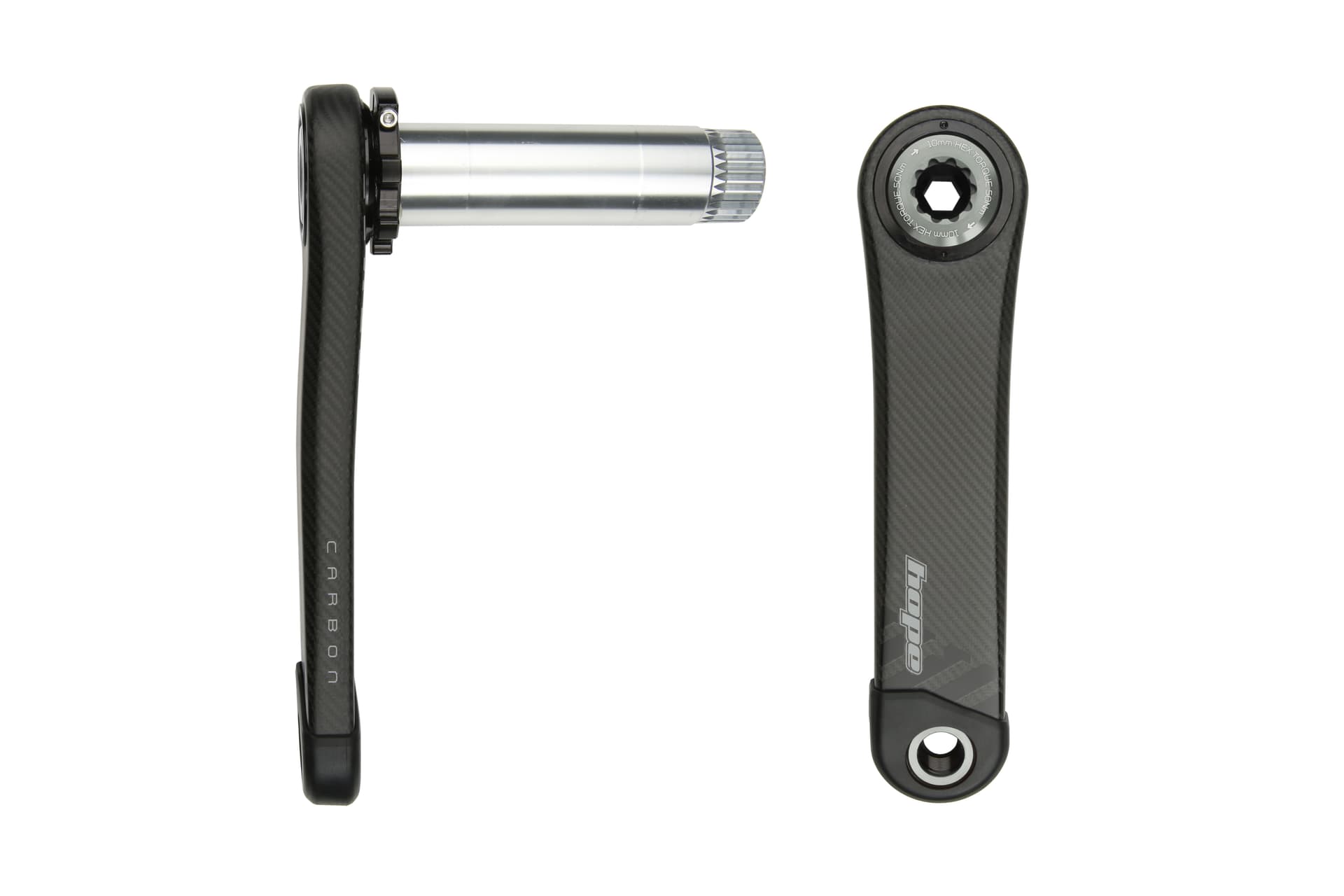 Hope Carbon RX Crankset — product photo