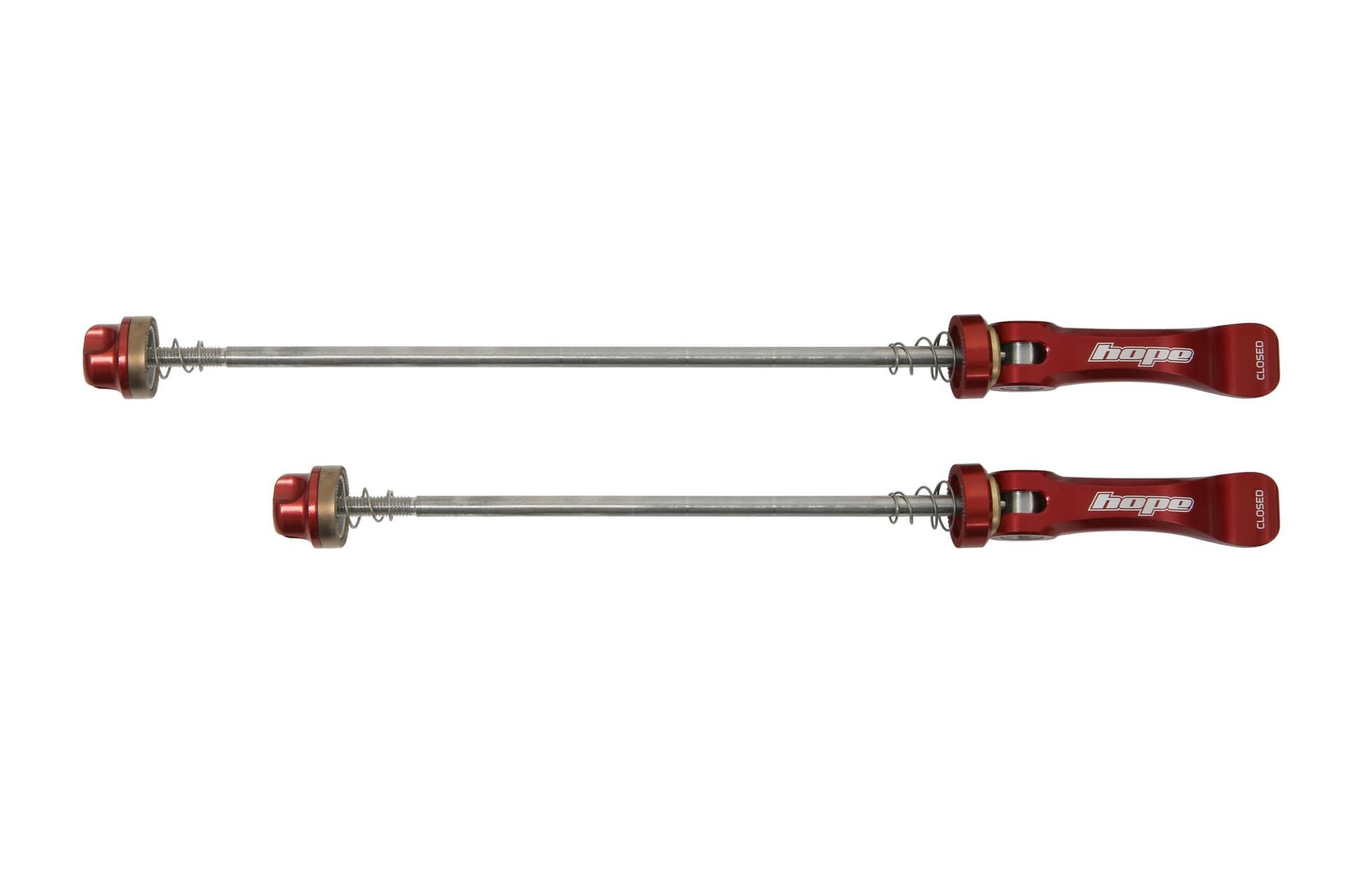 Hope Quick Release Skewer Pair - FATSNO 170mm Red — product photo