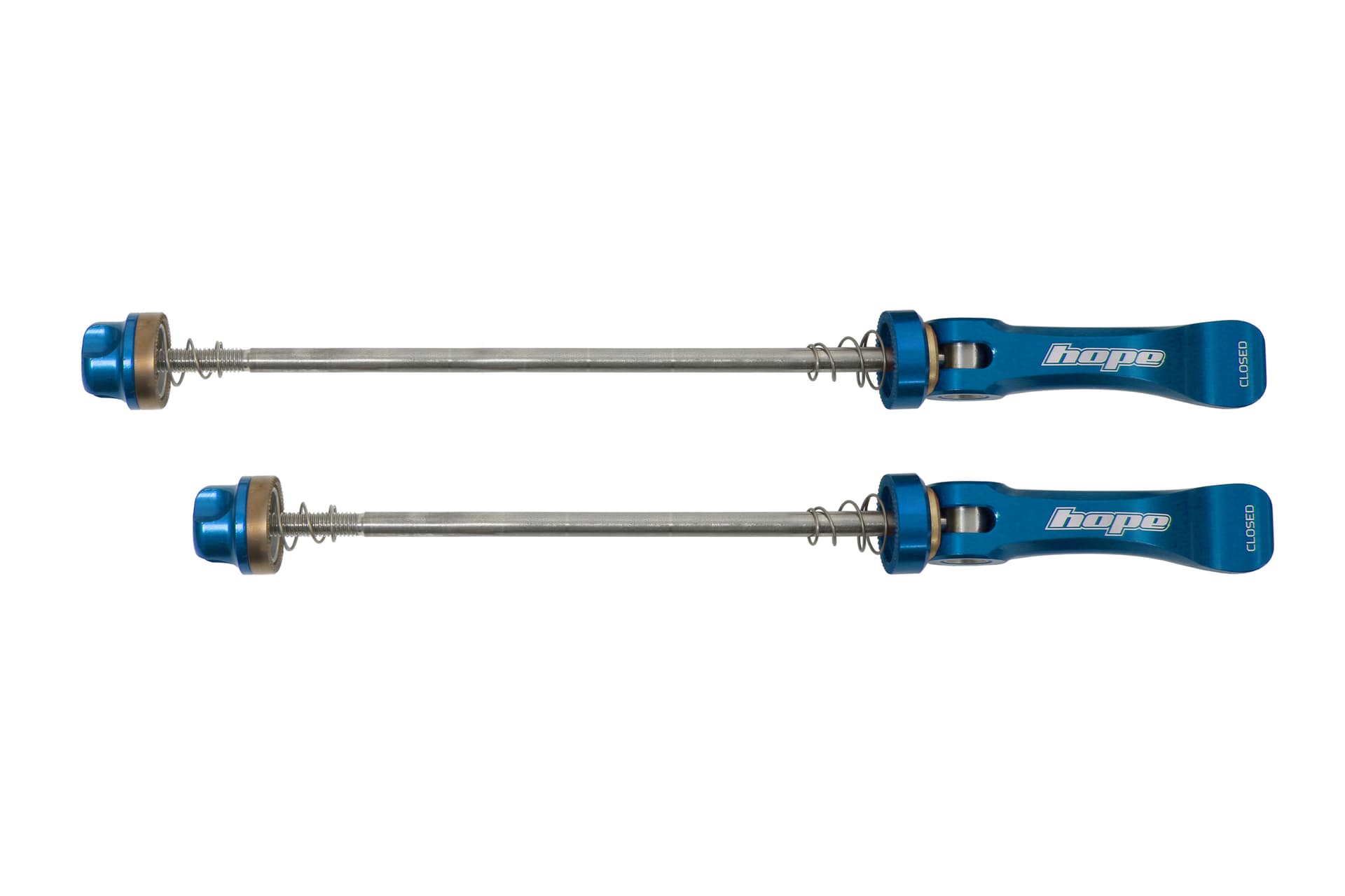 Hope Quick Release Skewer Pair Blue — product photo