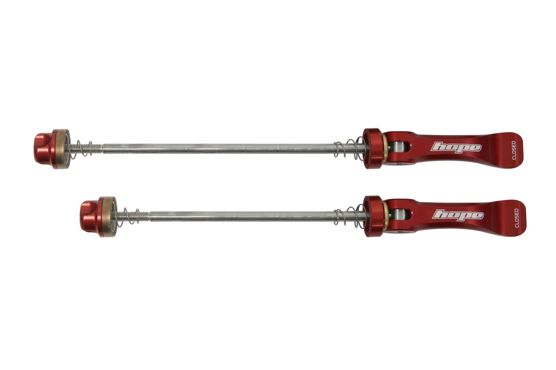 Hope Quick Release Skewer Pair Red — product photo