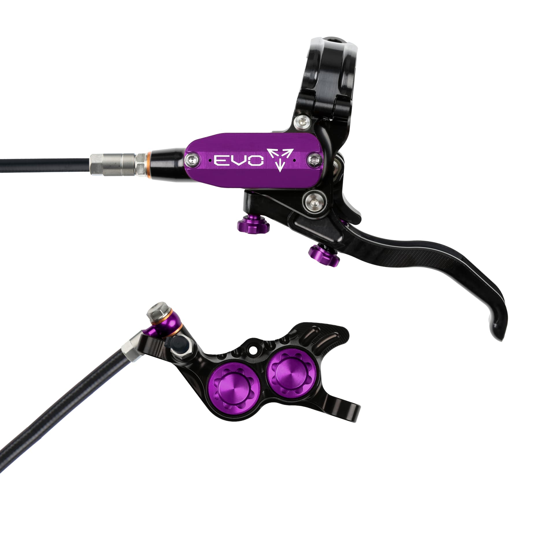 Hope Tech 4 EVO GR4 - Black/Purple - No Rotor — product photo