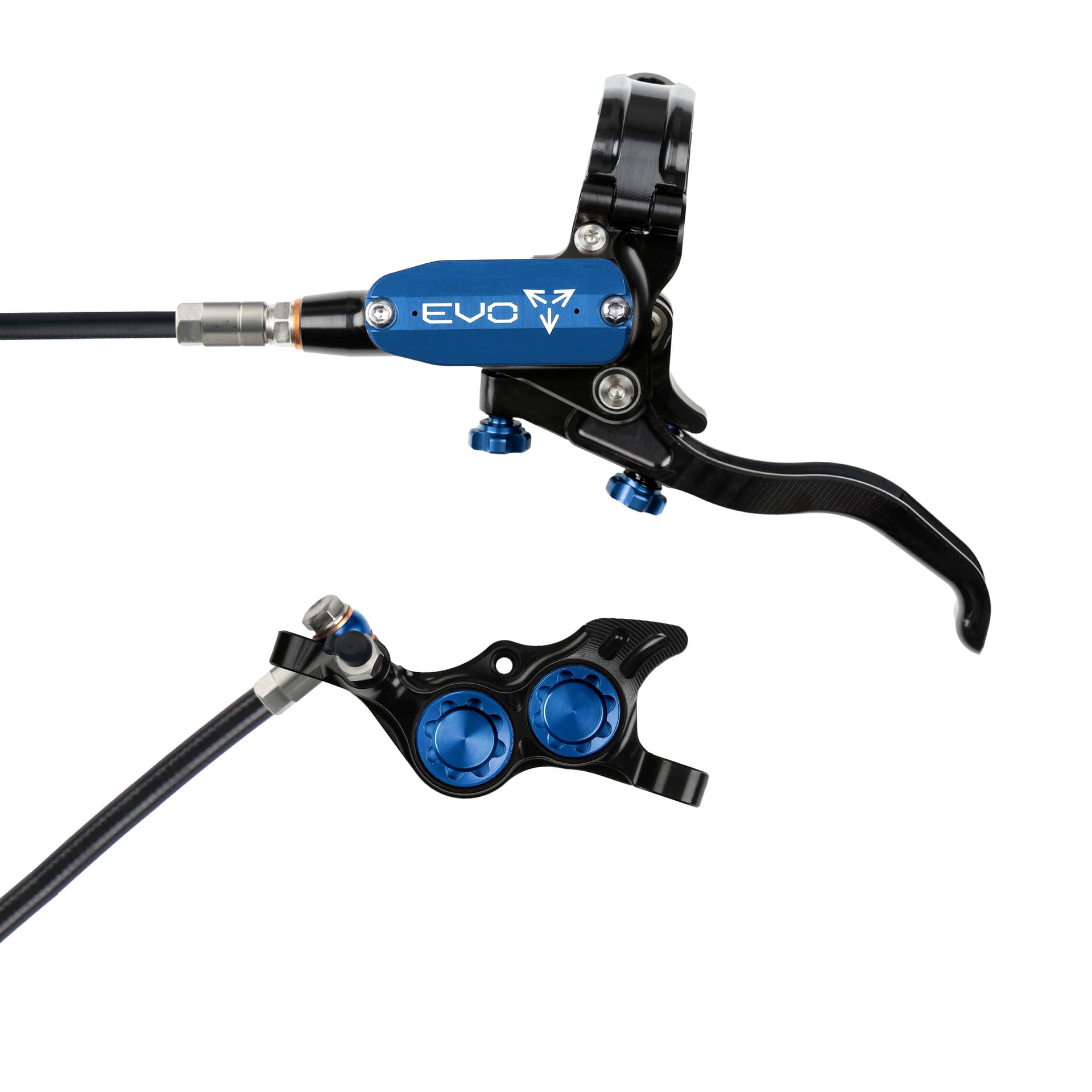 Hope Tech 4 EVO TR4 - Black/Blue - No Rotor — product photo
