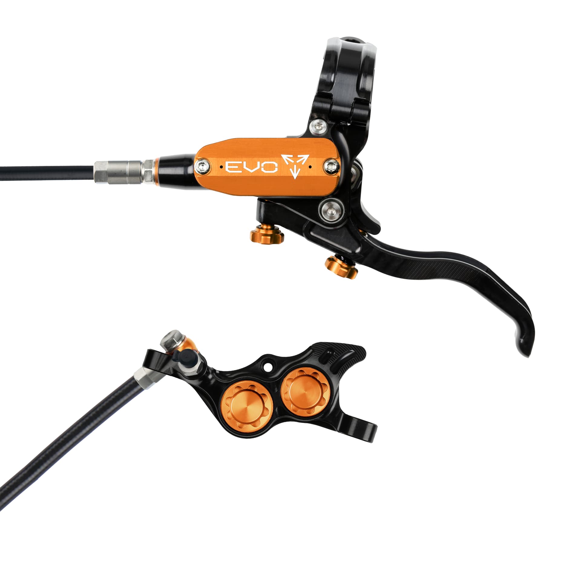 Hope Tech 4 EVO TR4 - Black/Orange - No Rotor — product photo