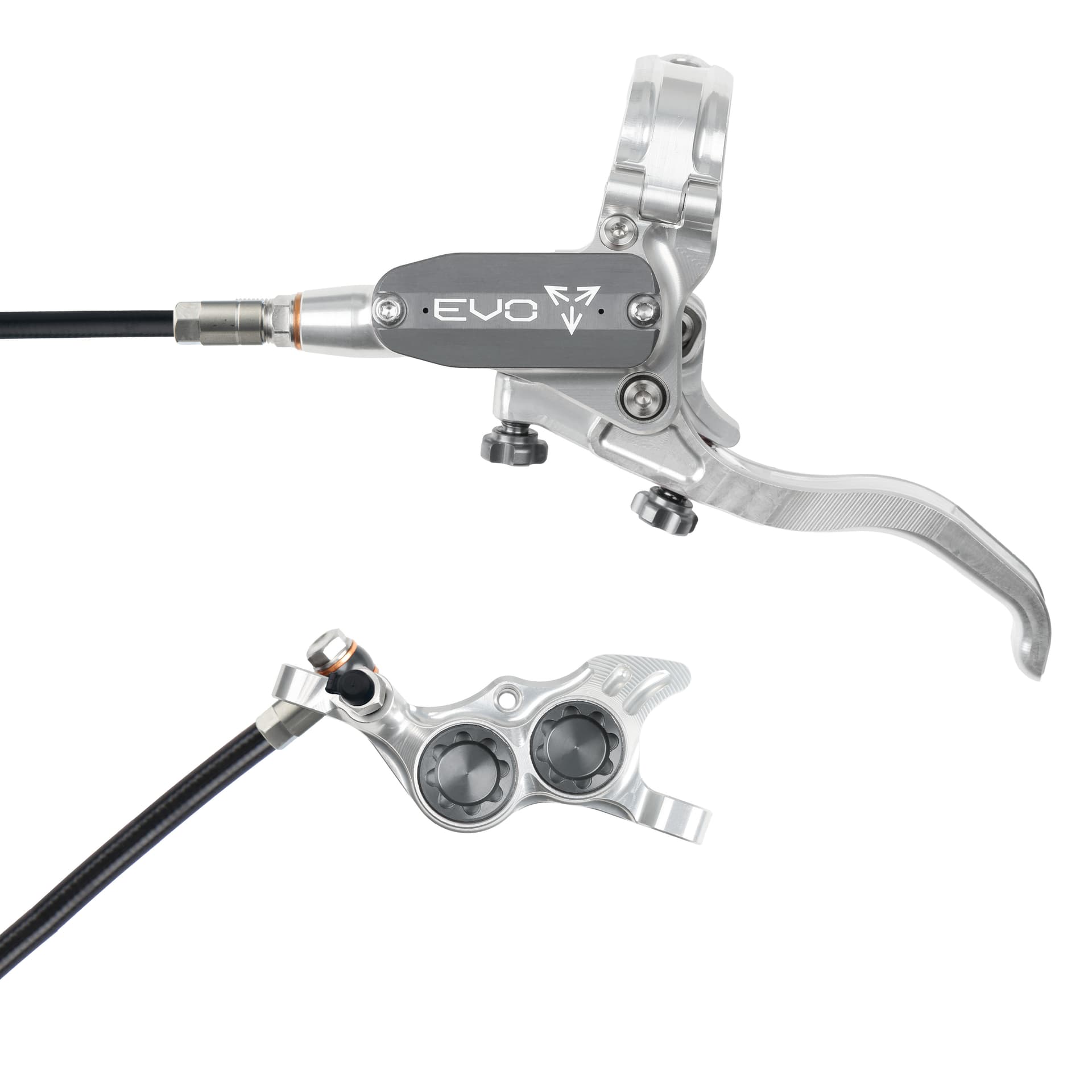 Hope Tech 4 EVO TR4 - Silver/Smoke - No Rotor — product photo