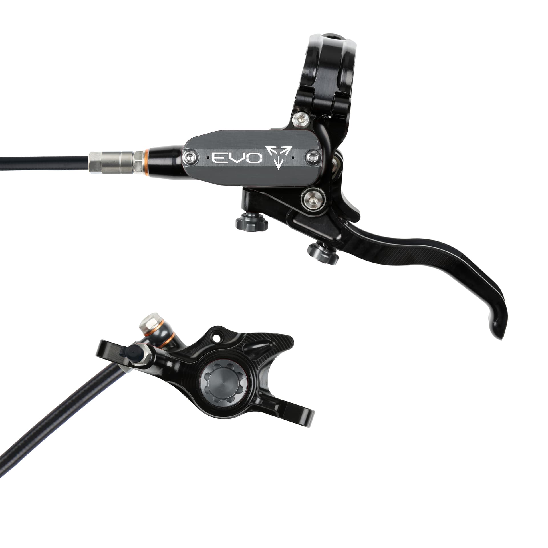 Hope Tech 4 EVO X2 - Black/Smoke - No Rotor — product photo