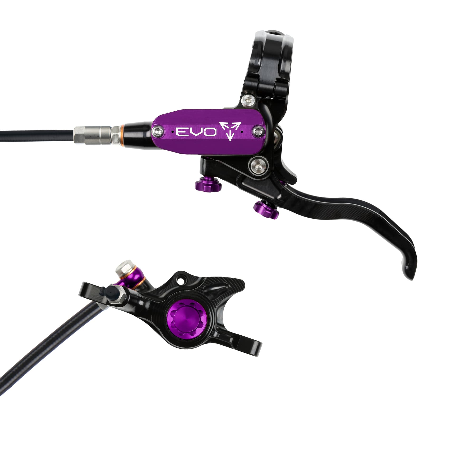 Hope Tech 4 EVO X2 - Black/Purple - No Rotor — product photo