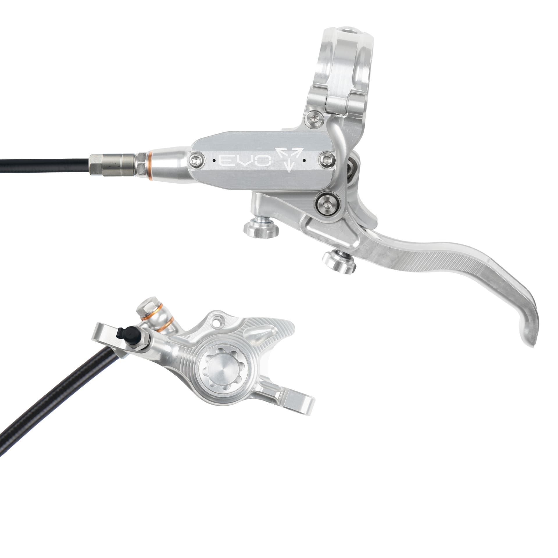 Hope Tech 4 EVO X2 - Silver/Silver - No Rotor — product photo