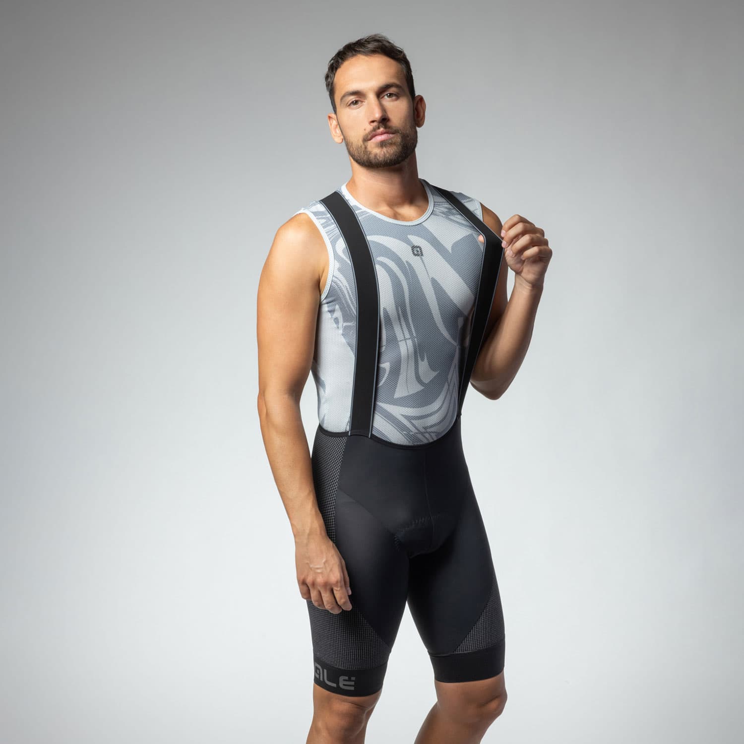 Ale Clothing Pro Race Strong R-Ev1 Mens Bibshorts — product photo