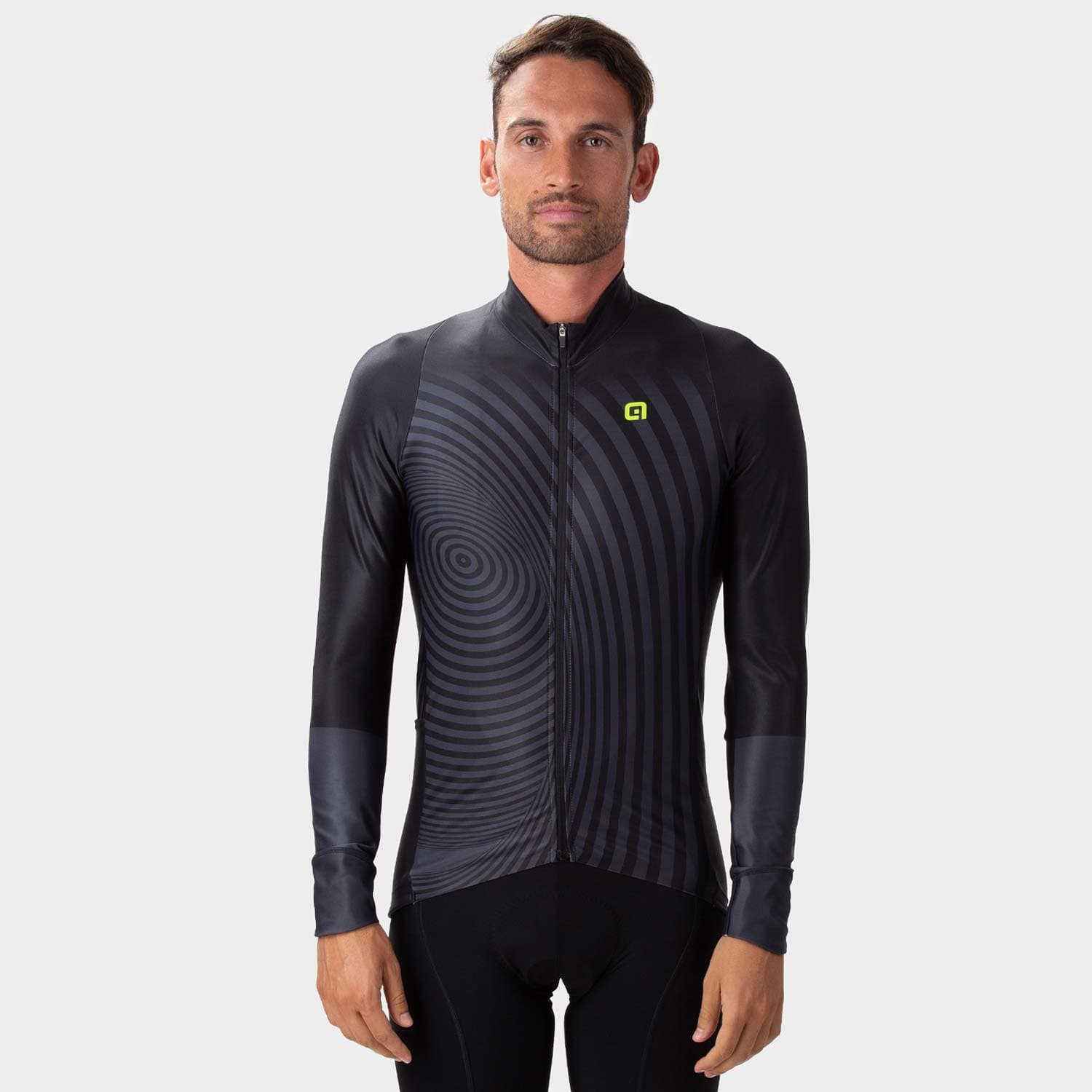 Ale Clothing Green Digital Pr-R Mens Long Sleeved Jersey — product photo