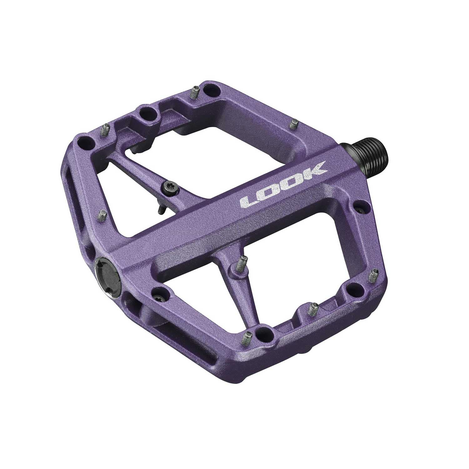 Look Trail Roc Flat Purple Pedals — product photo