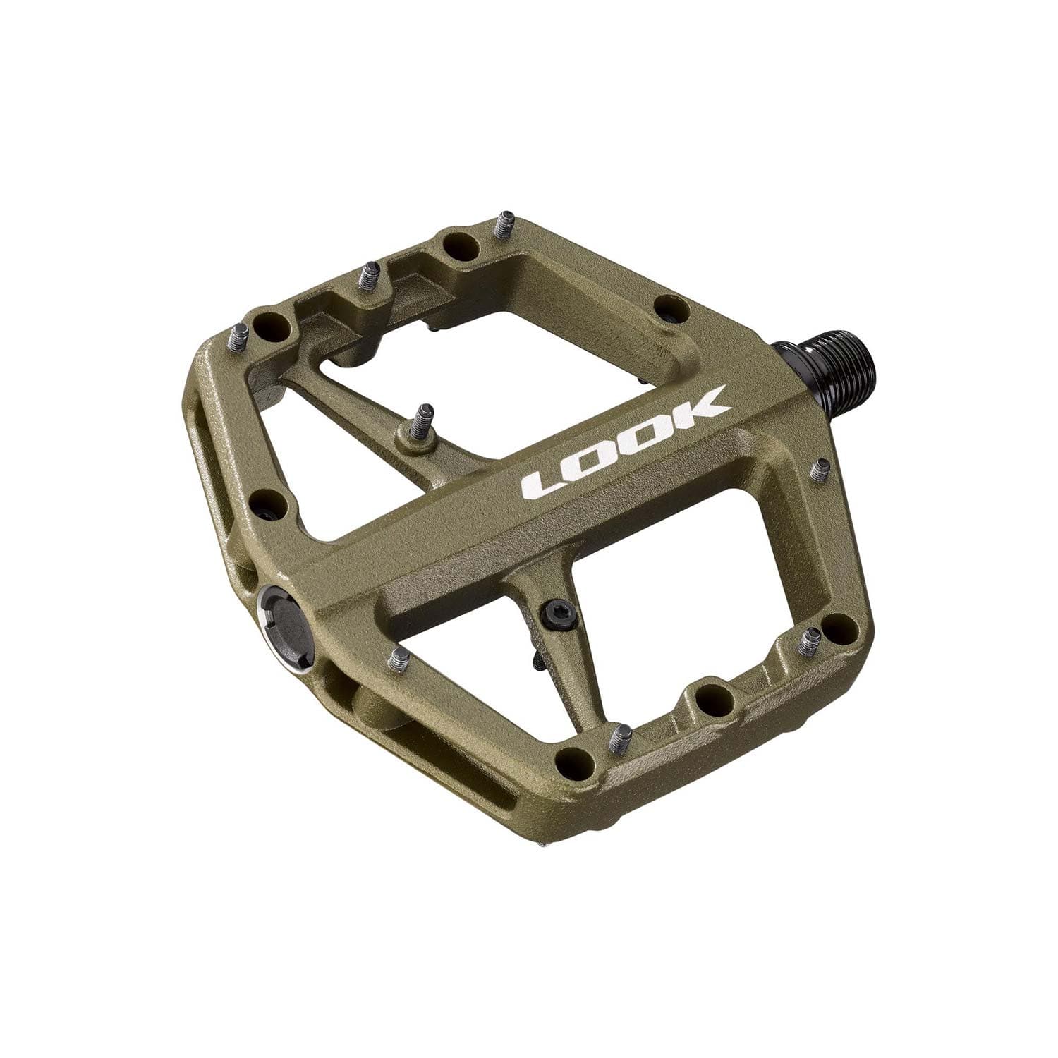 Look Trail Roc Flat Green Pedals — product photo