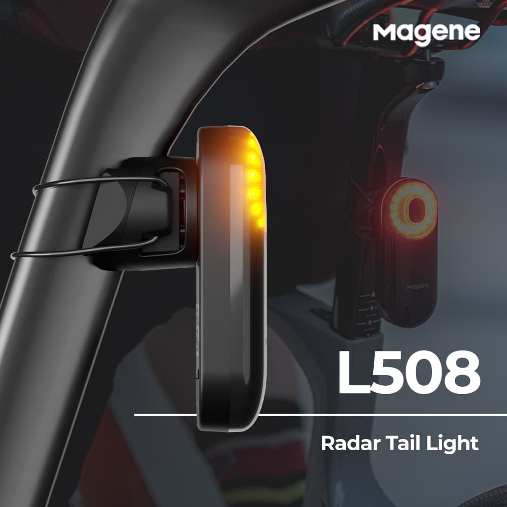 Magene L508 Radar Tail Light — riding on UK trails and lanes