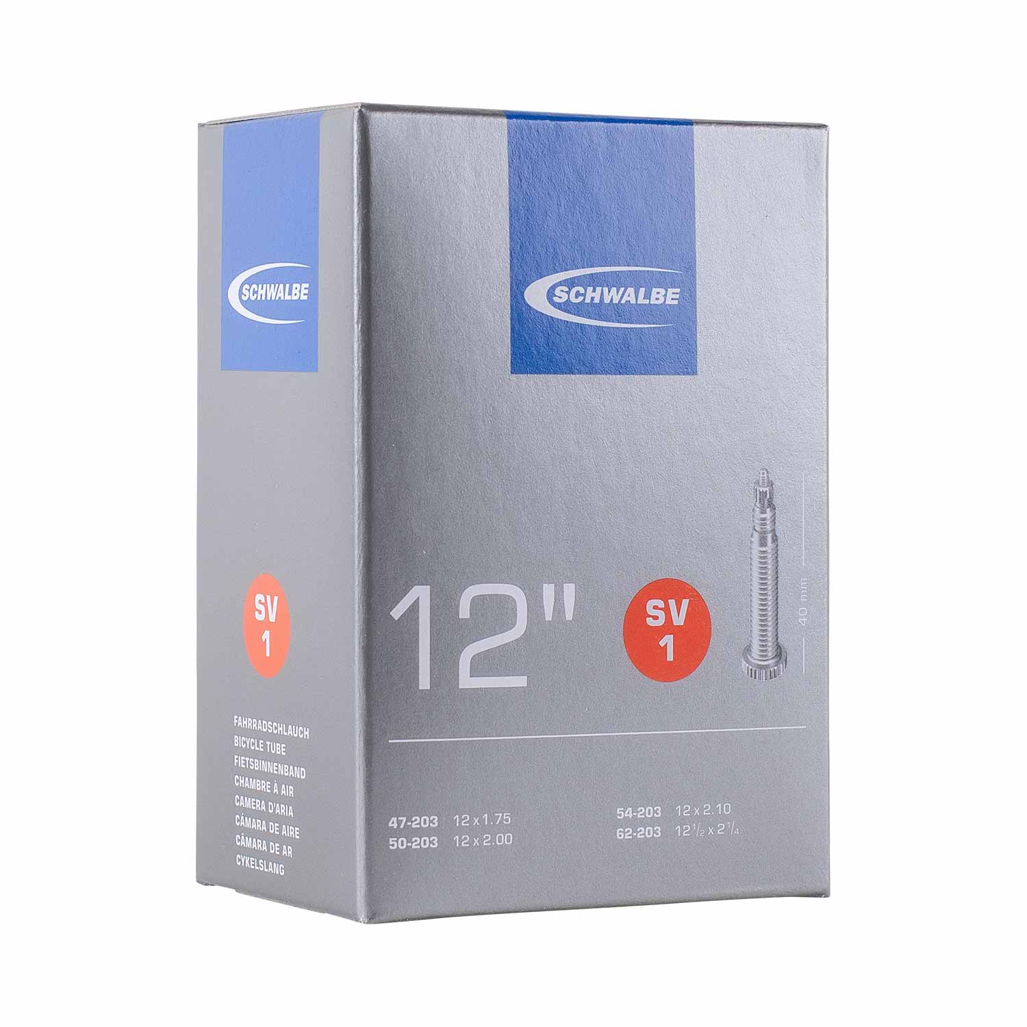 Schwalbe Sv1 12" Tubes — product photo