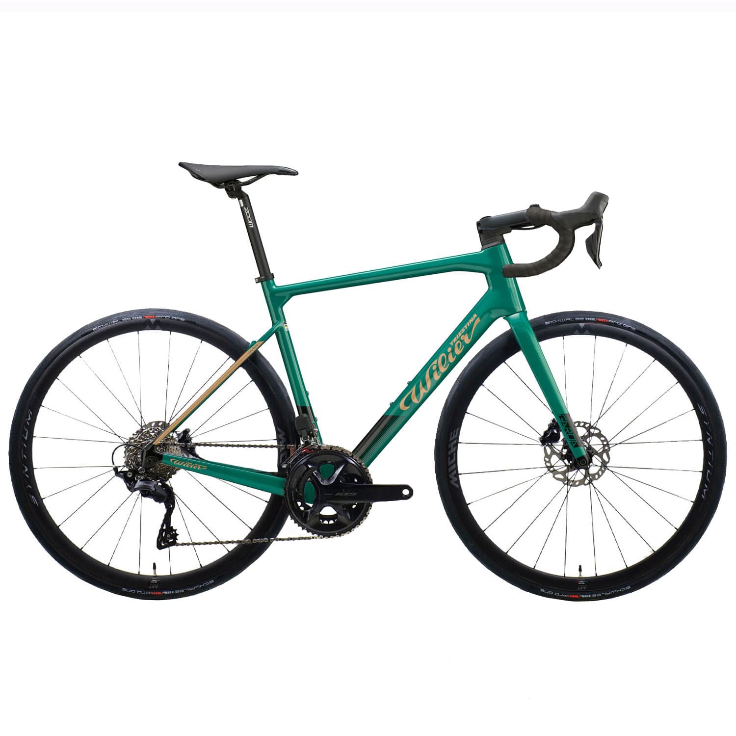 Garda 105 12x Syntium Green/Gold — product image 1 at Stretton Bikes