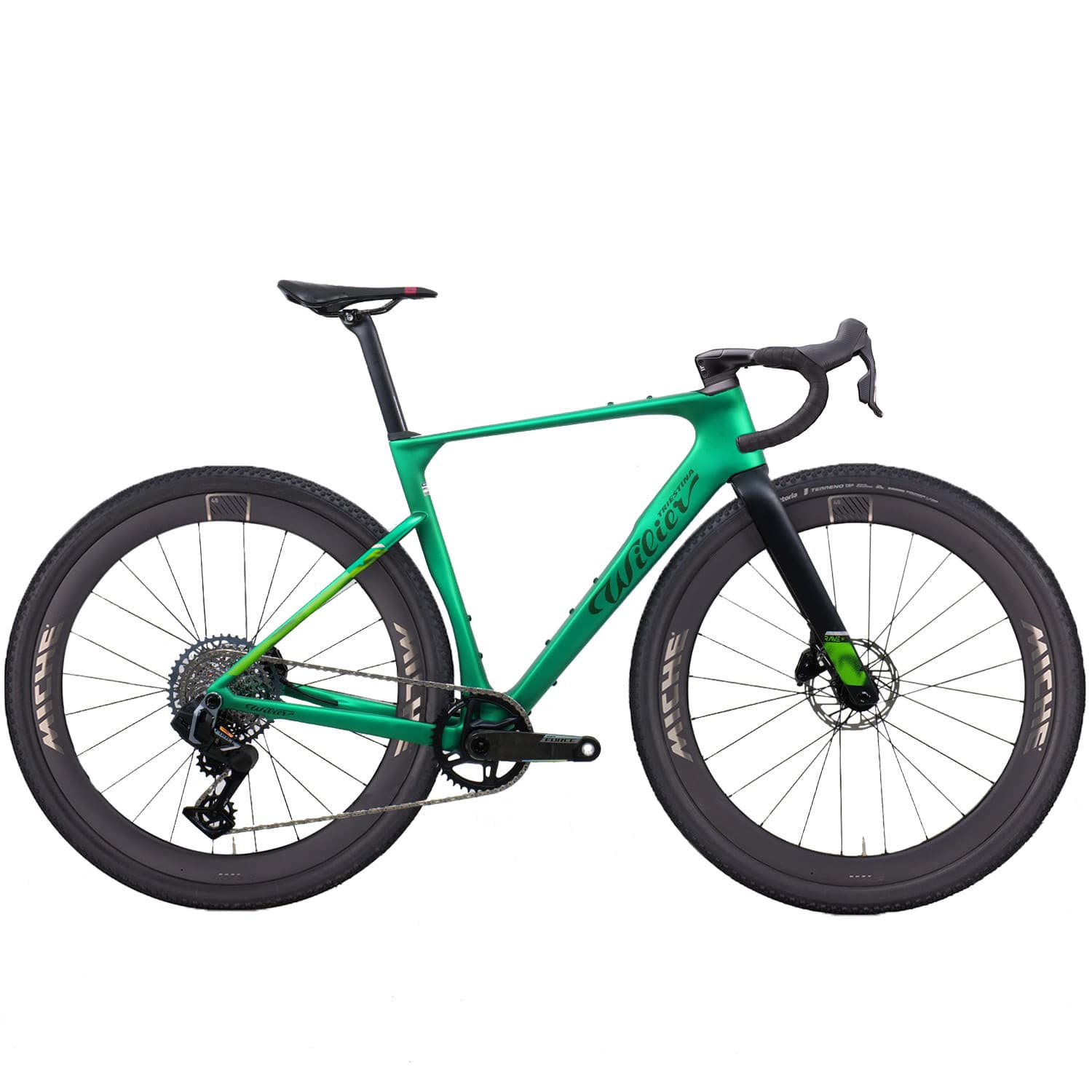 Rave Slr Id2 Force E1 Pixel Green W/F Bar — product image 1 at Stretton Bikes