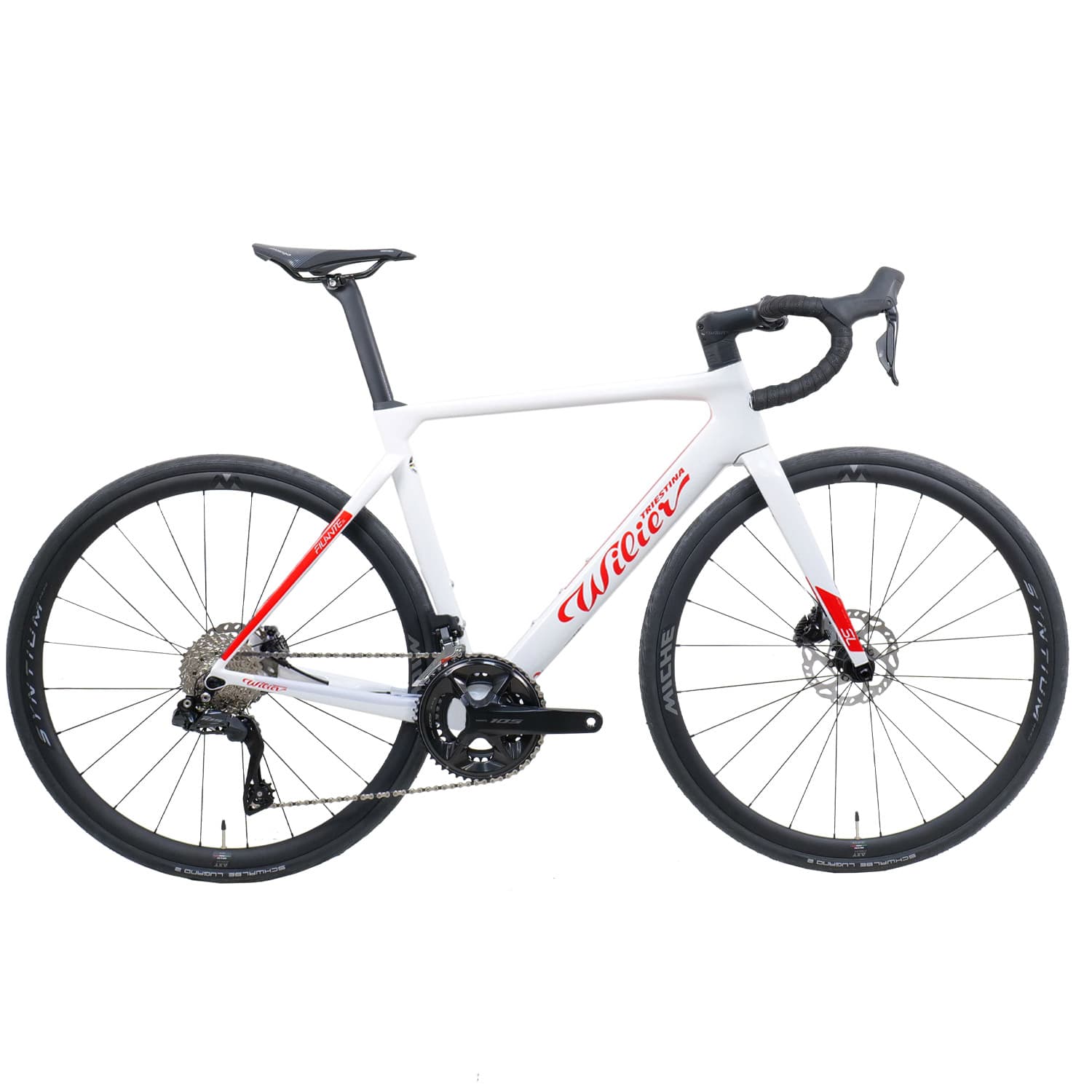 Filante Sl 105 Di2 Syntium White/Red — product image 1 at Stretton Bikes