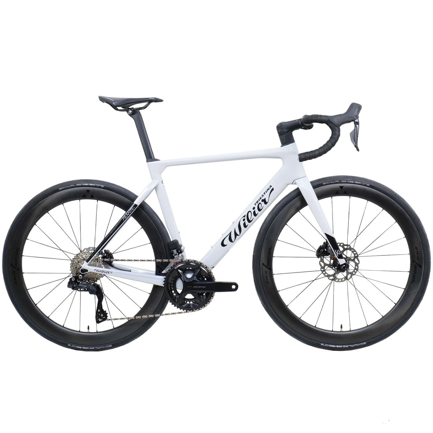 Filante Sl 105 Di2 Asfalto Silver/Black — product image 1 at Stretton Bikes
