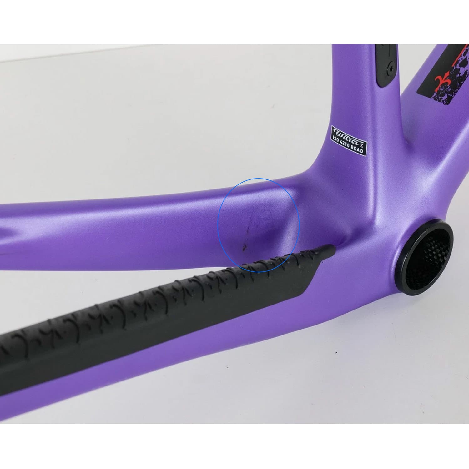 Wilier Rave Slr Purple Extra Large Ex Demo Frame — riding on UK trails and lanes