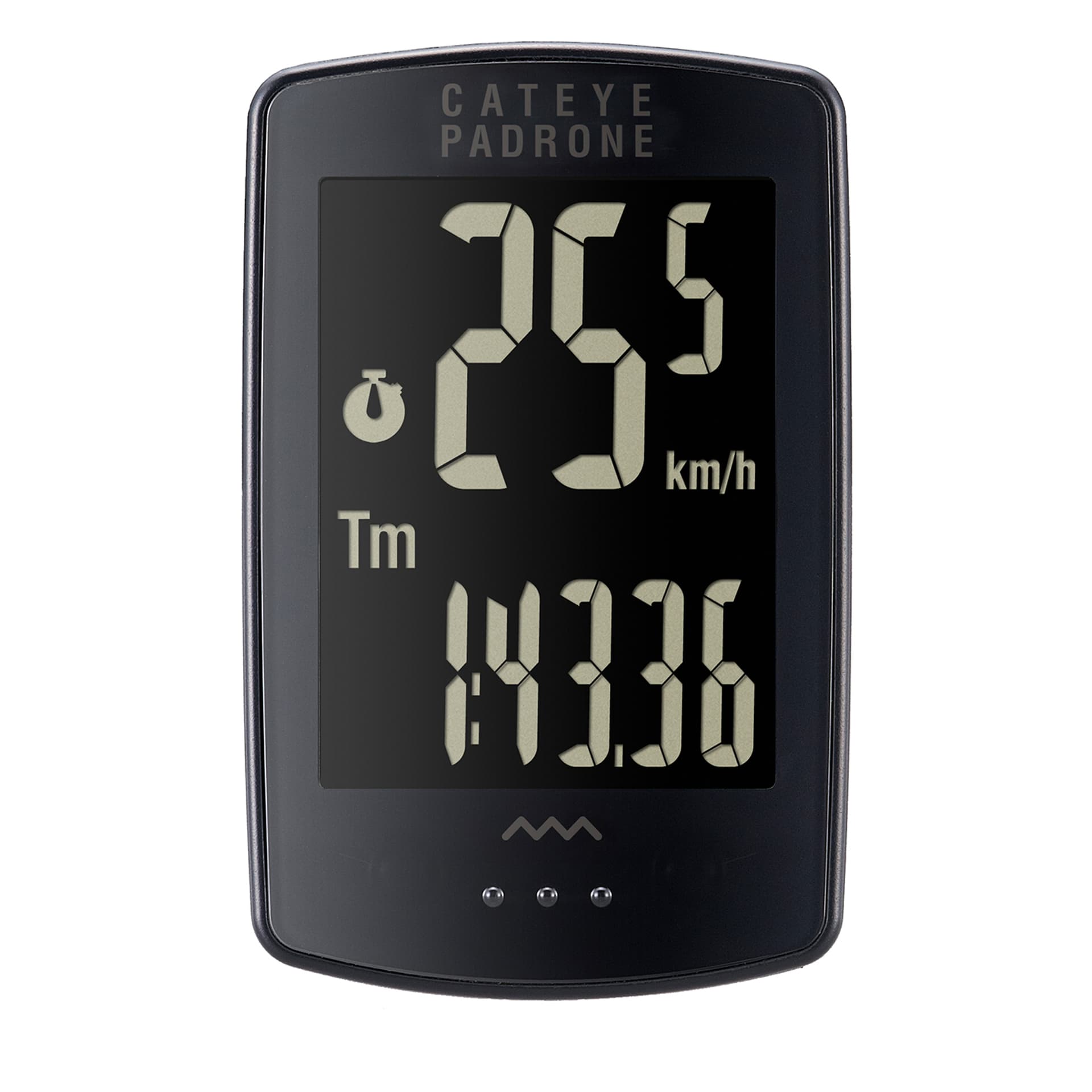 Cateye Padrone Stealth Wireless Cycle Computer — product photo