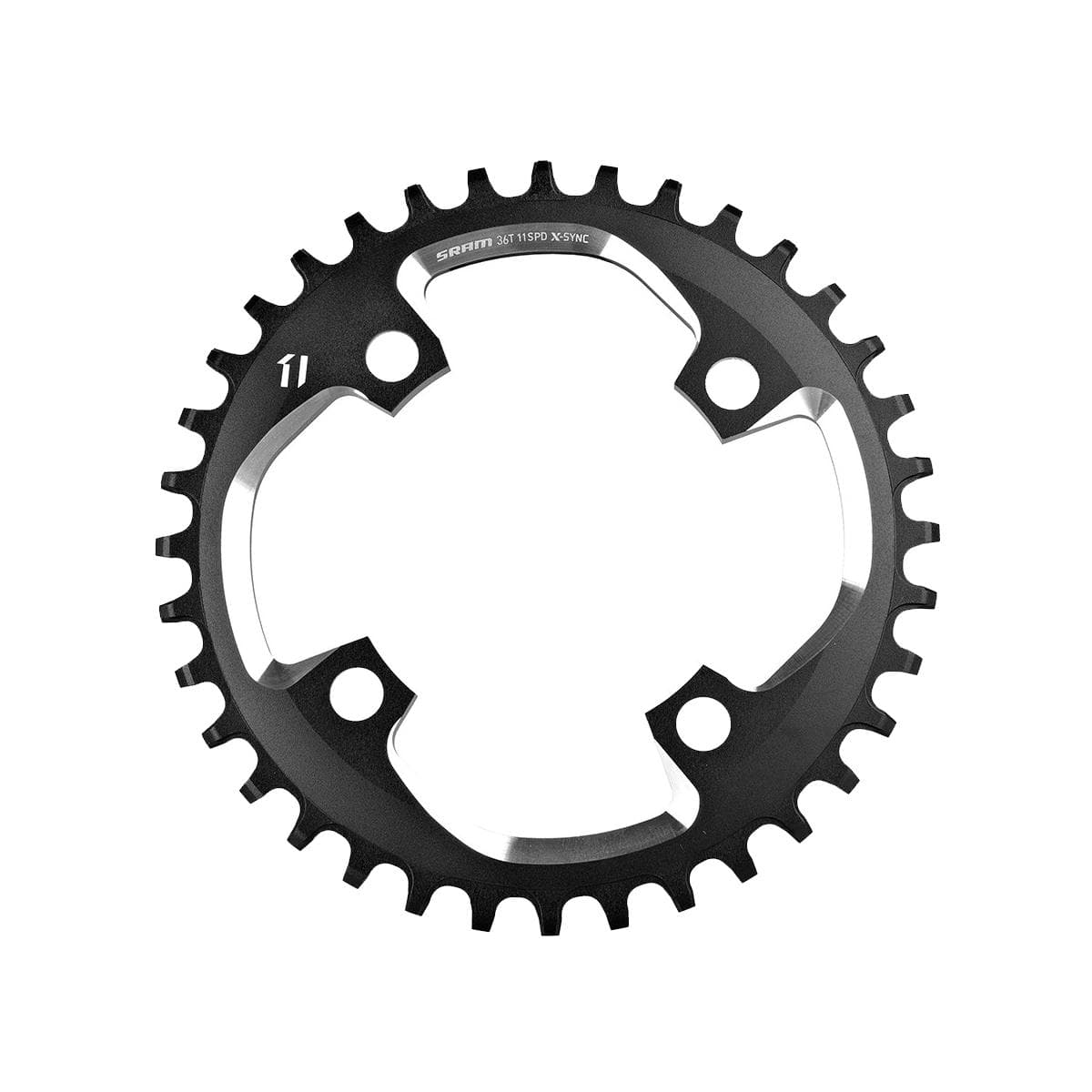 Sram Chain Ring X-Sync 40T 11 Speed Apex1 Asymetric 110BCD Alumblack BB30 Or GXP — product photo