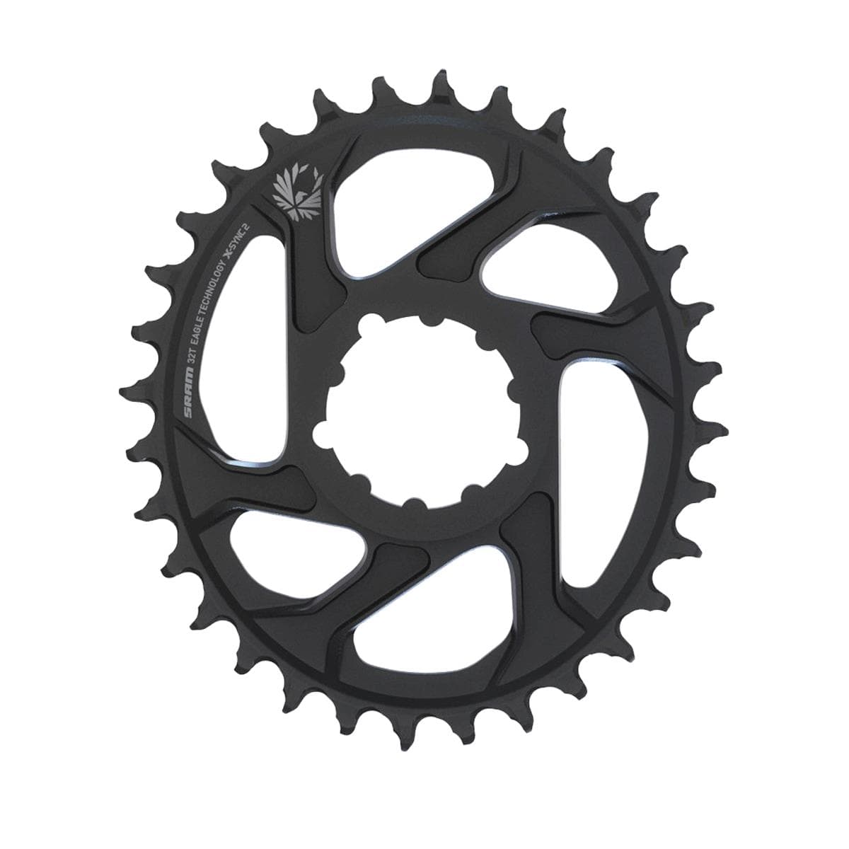 Sram Chain Ring X-SYNC 2 Oval 32T Direct Mount 6mm Offset Alum Eagle Black — product photo