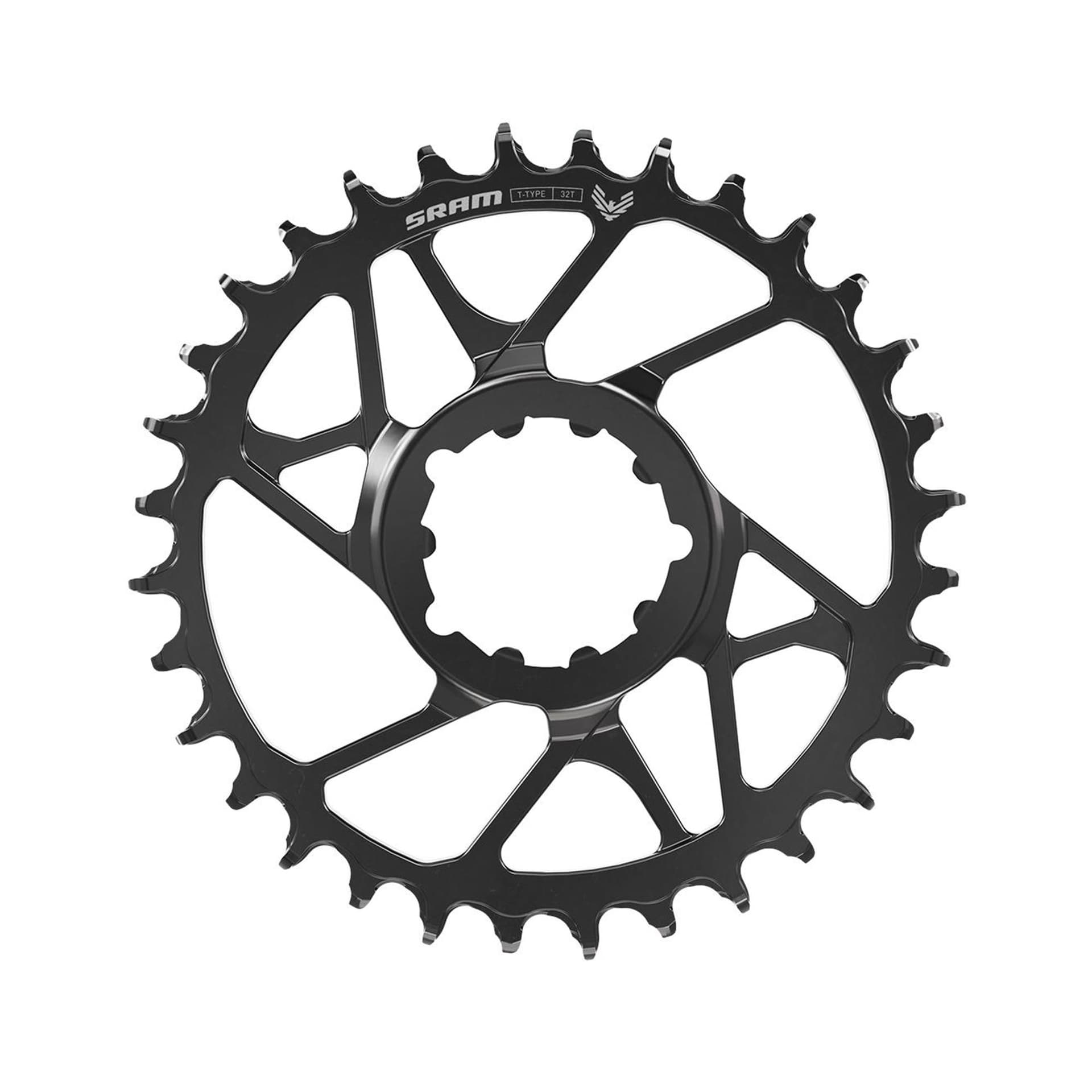Sram Chain Ring T-Type Eagle Steel Direct Mount 3mm Offset Eagle (Including 8 Bolts) Black - S1000 — product photo