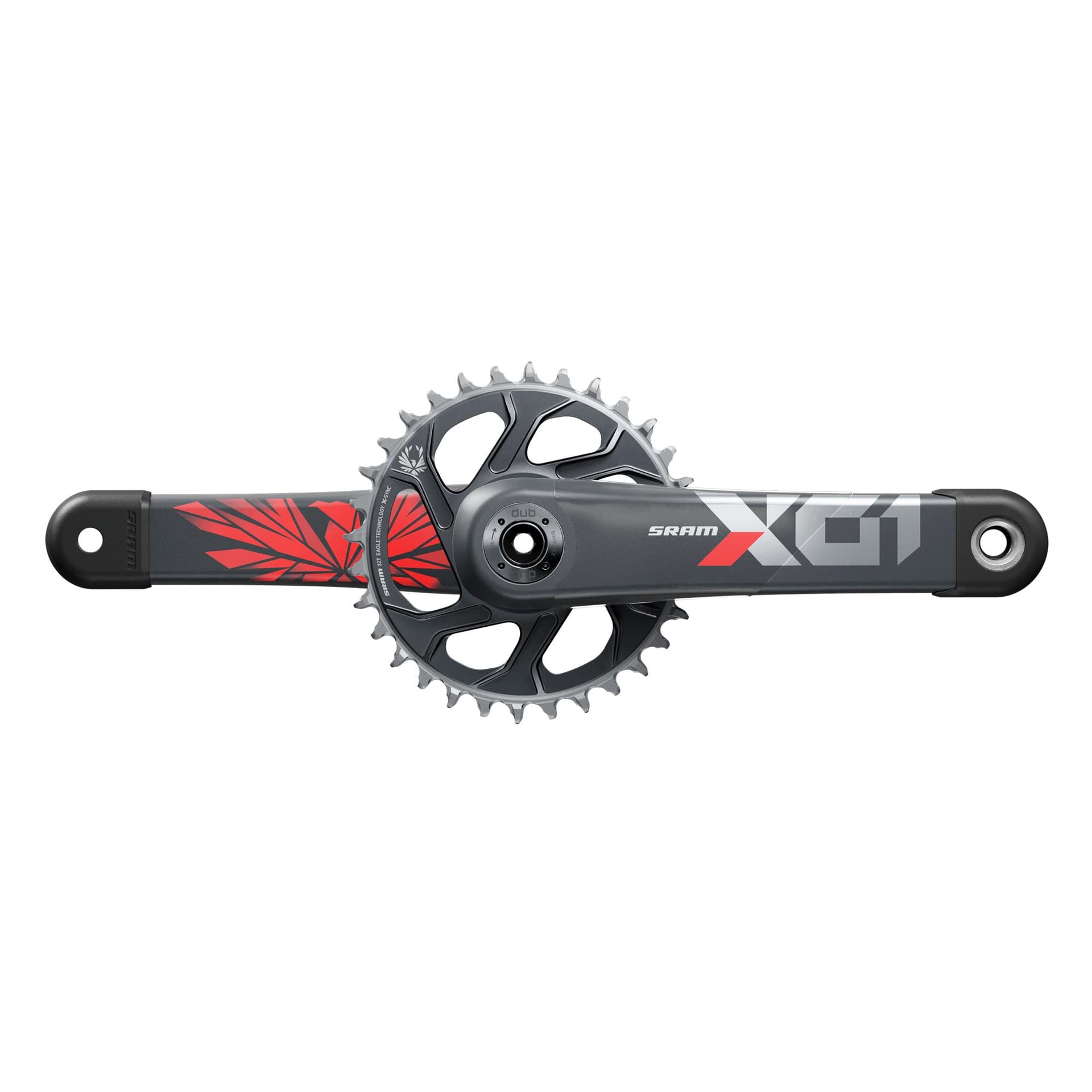 Sram Crankset X01 Eagle Boost 148 DUB 12s w Direct Mount 32T X-SYNC 2 Chainring (DUB Cups/Bearings not included) C3 — product photo