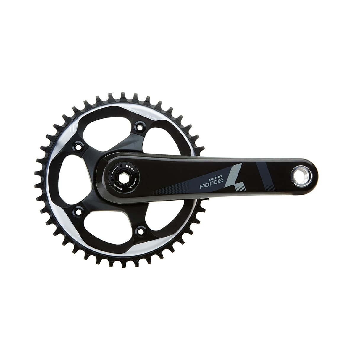Sram Force1 Crank Set GXP 175mm w/ 42T X-SYNC Chainring (GXP Cups NOT Included) — product photo