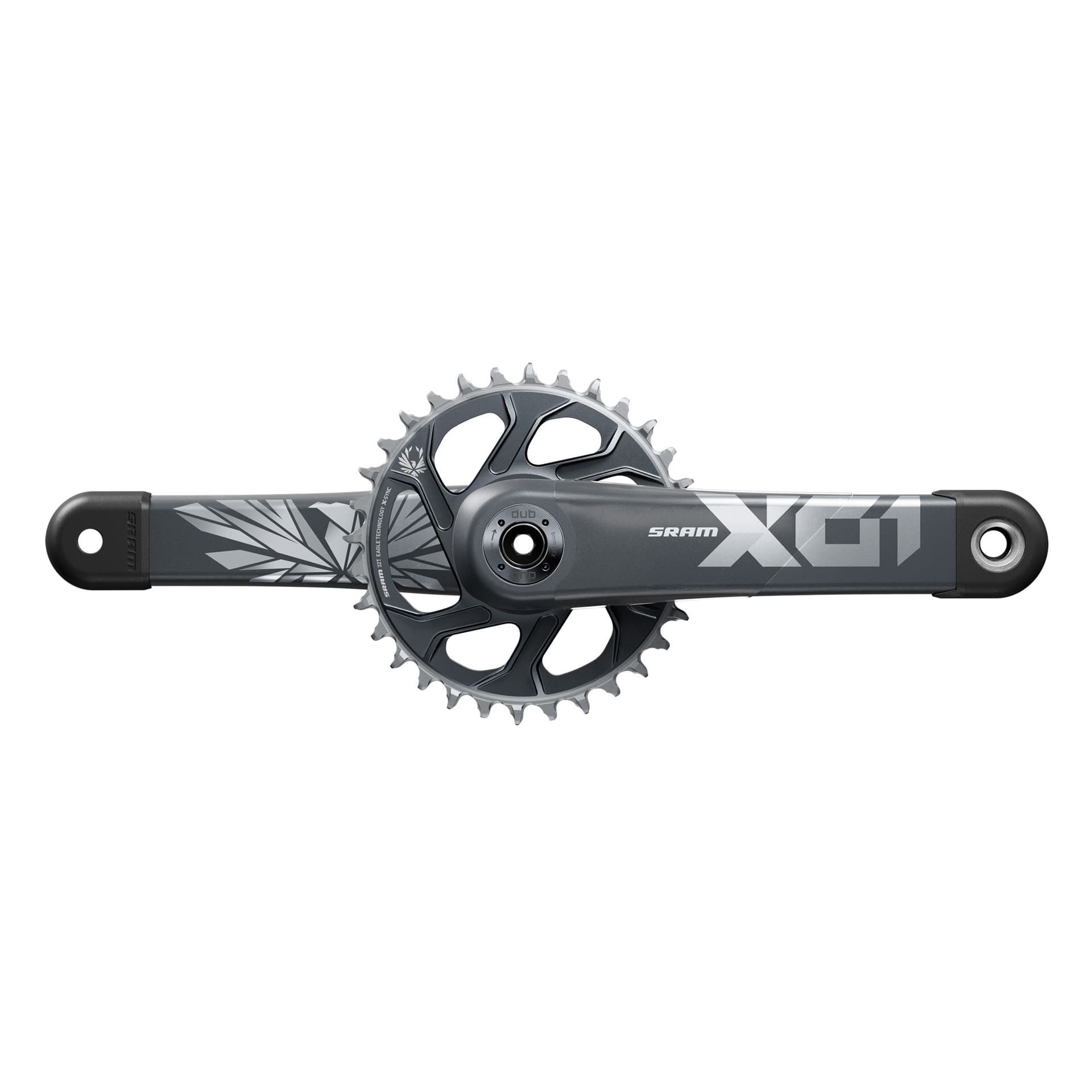Sram Crankset X01 Eagle Boost 148 DUB 12s w Direct Mount 32T X-SYNC 2 Chainring (DUB Cups/Bearings not included) C3 — product photo