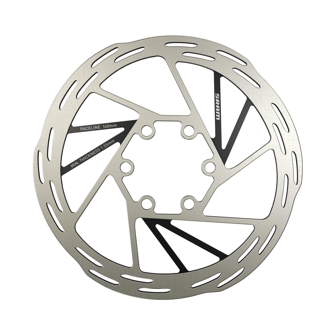 Sram Rotor Paceline 6 Bolt (includes Steel rotor bolts) Rounded 2021 — product photo
