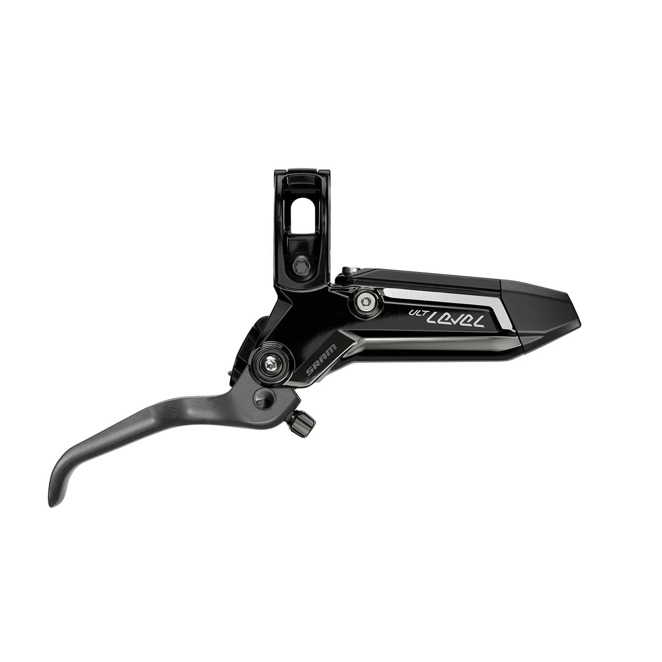 Sram Disc Brake Level Ultimate Stealth 2 Piston - Carbon Lever, Ti Hardware, Reach Adj, Front Hose (Includes MMX Clamp, Rotor/Bracket Sold Separately) C1 — product photo