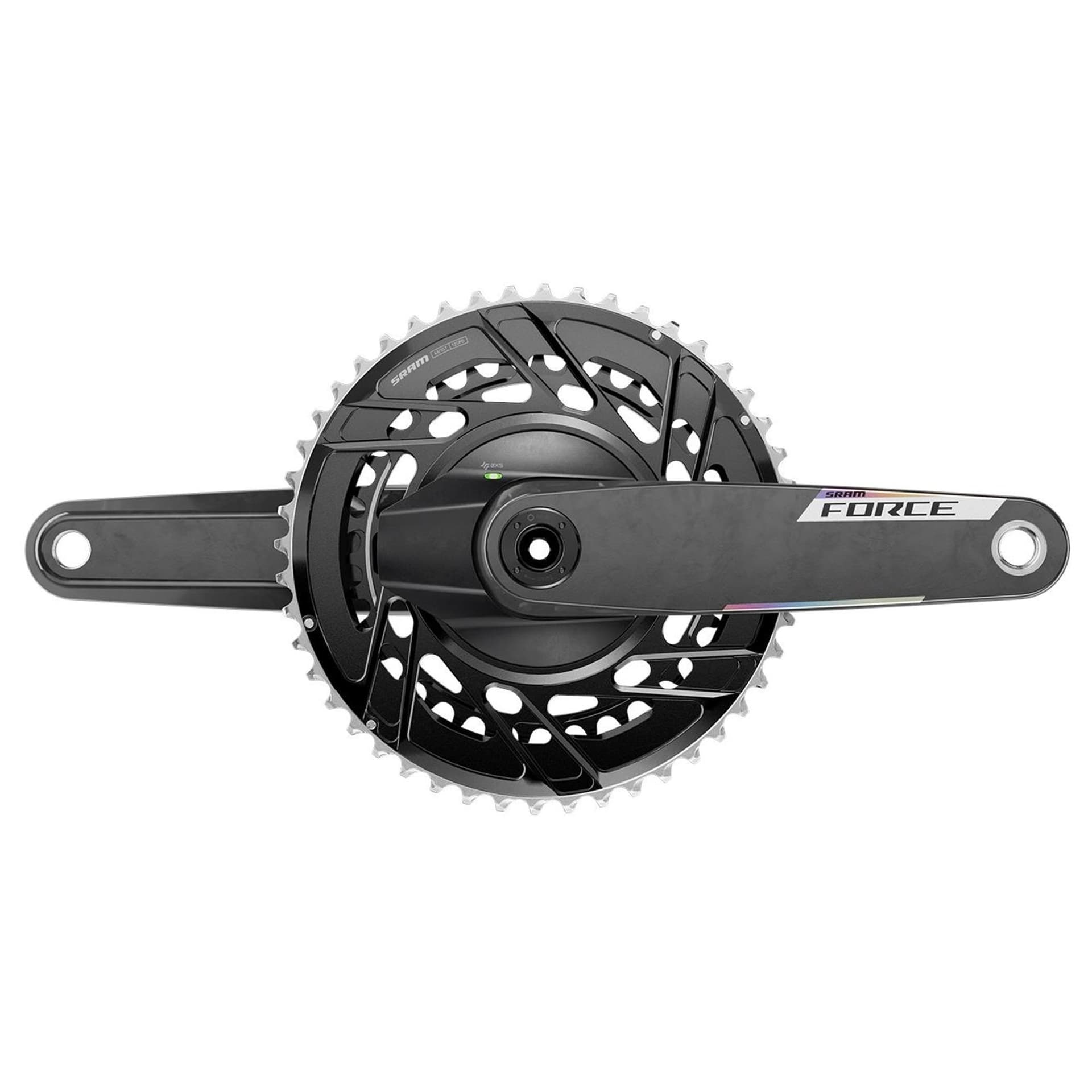 Sram Crankset w/Power meter spider FORCE AXS E1 DUB - Thread Mount (BB not included) — product photo