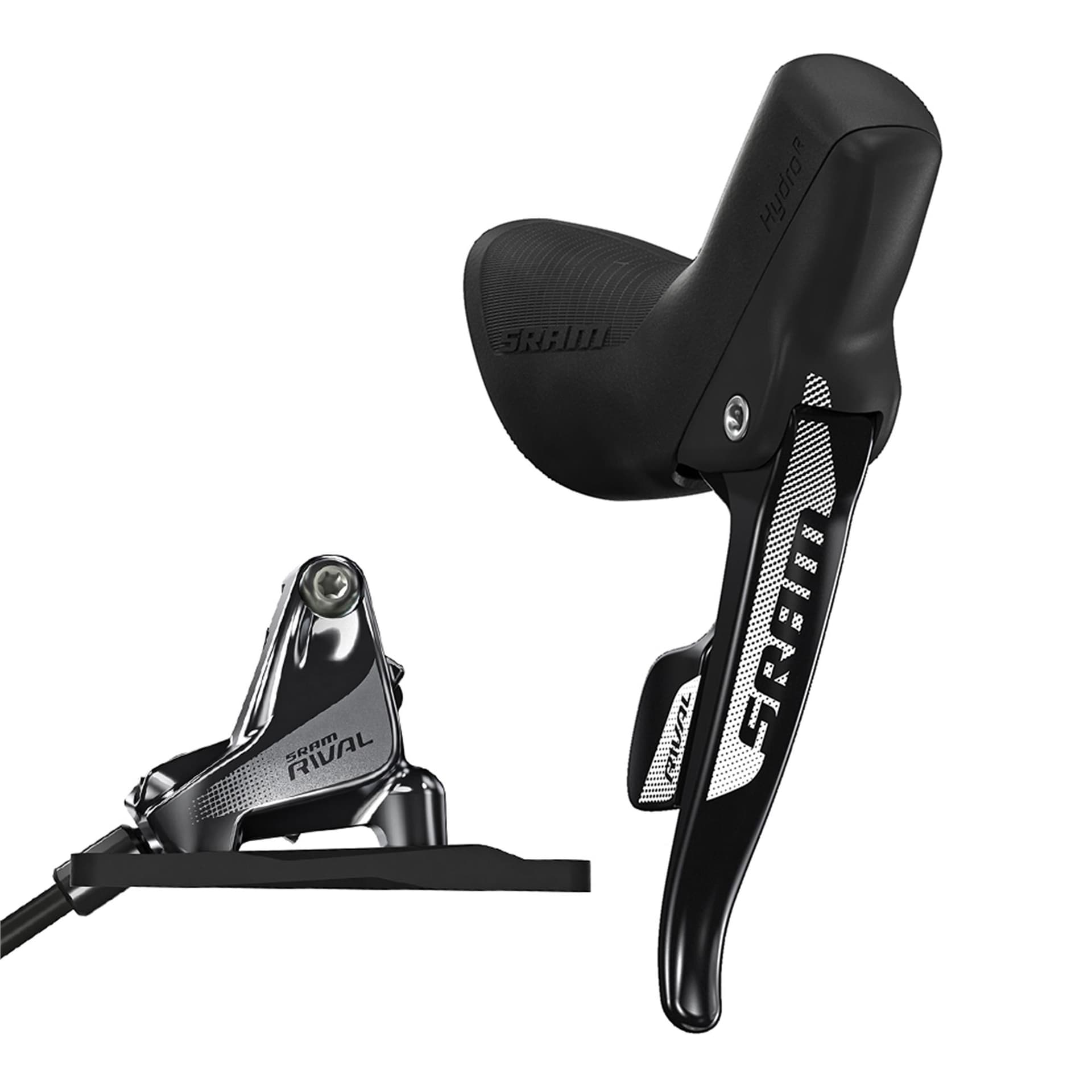 Sram Shift/Hydraulic Disc Brake Rival22 (UK Style) 11-Speed Rear SRAM Shift Front Brake 950mm w Flat Mount Hardware (Rotor & Bracket sold separately) — product photo