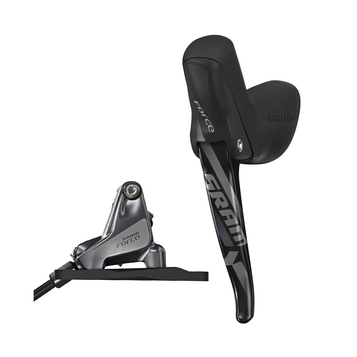 Sram Shift/Hydraulic Disc Brake Force22 11-Speed Rear SRAM Shift Rear Brake 1800mm w Flat Mount Hardware (Rotor & Bracket sold separately) — product photo